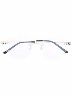 Cartier Eyewear очки в безободковой оправе