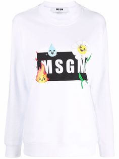 MSGM толстовка с логотипом