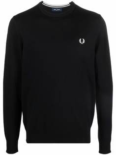 FRED PERRY джемпер с вышитым логотипом