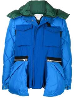 sacai стеганый пуховик