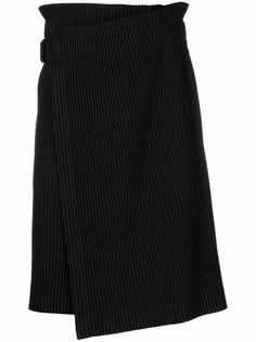 Homme Plissé Issey Miyake юбка с запахом и плиссировкой