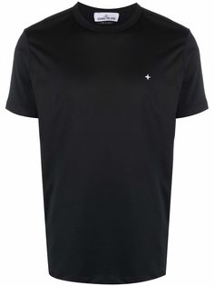 Stone Island футболка с вышитым логотипом