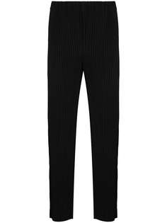 Homme Plissé Issey Miyake плиссированные брюки прямого кроя