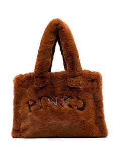 Pinko сумка-тоут с тисненым логотипом