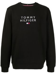 Tommy Hilfiger толстовка с логотипом и круглым вырезом