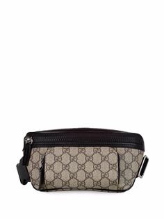 Gucci Pre-Owned поясная сумка с узором GG Supreme