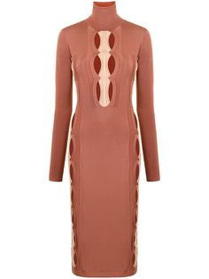 Dion Lee платье с вырезами