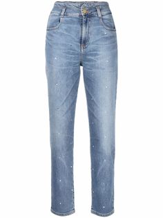 ERMANNO FIRENZE джинсы bootcut с заклепками