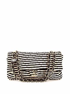 Chanel Pre-Owned полосатая сумка на плечо Timeless 2008-го года
