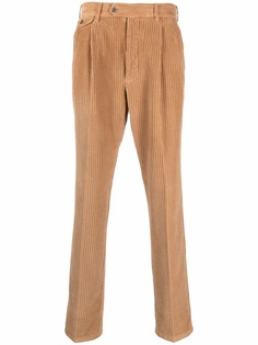 Lardini вельветовые брюки чинос кроя слим