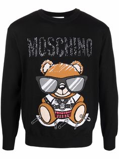 Moschino джемпер с принтом Teddy Bear