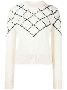 Saint Laurent джемпер вязки интарсия