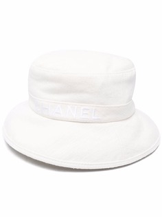 Chanel Pre-Owned панама 2010-го года с вышитым логотипом