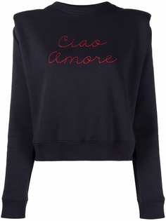 Giada Benincasa толстовка с вышивкой Ciao Amore