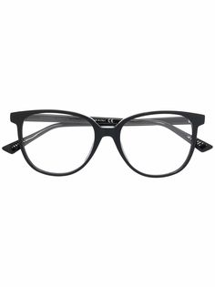 Bottega Veneta Eyewear прозрачные очки в квадратной оправе