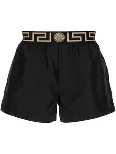 Versace плавки-шорты с узором Greca