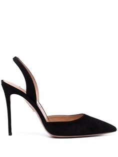 Aquazzura туфли с заостренным носком и ремешком на пятке