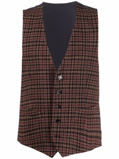 Lardini жилет в ломаную клетку