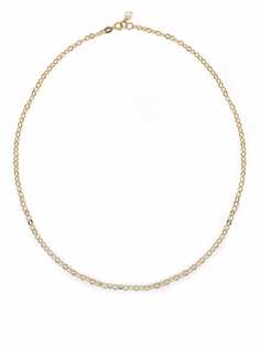 Poppy Finch колье Oval Shimmer из желтого золота