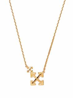 Off-White колье с подвеской-логотипом Arrows