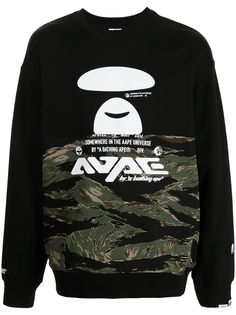 AAPE BY *A BATHING APE® толстовка с логотипом