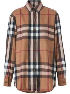 Burberry шерстяная рубашка в клетку Vintage Check