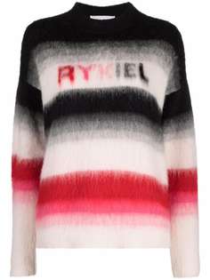 SONIA RYKIEL полосатый джемпер с логотипом