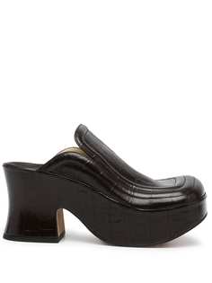 Bottega Veneta мюли на платформе