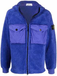 Stone Island флисовая куртка с нашивкой Compass
