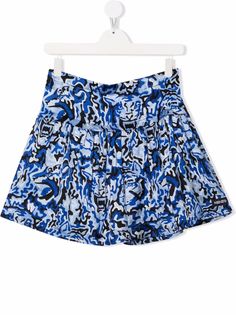 Kenzo Kids юбка с абстрактным принтом