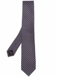 Brioni шелковый галстук с узором пейсли