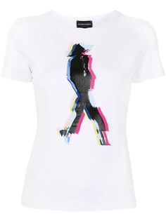 Emporio Armani футболка с графичным принтом