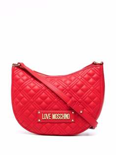 Love Moschino стеганая сумка на плечо с логотипом