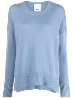 Allude джемпер с круглым вырезом и отделкой в рубчик