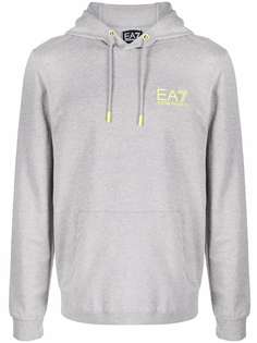 Ea7 Emporio Armani худи из джерси с логотипом