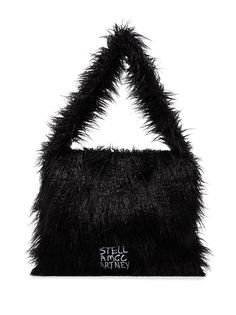 Stella McCartney сумка-тоут из искусственного меха с логотипом