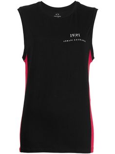 Armani Exchange топ с логотипом