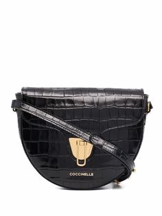 Coccinelle сумка через плечо Beat с тиснением под крокодила