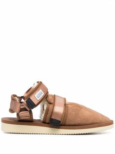 Suicoke сандалии с меховой подкладкой