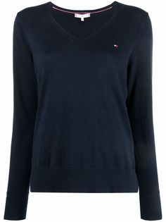Tommy Hilfiger джемпер с вышитым логотипом