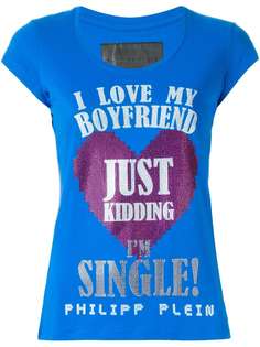 Philipp Plein футболка I Love My Boyfriend