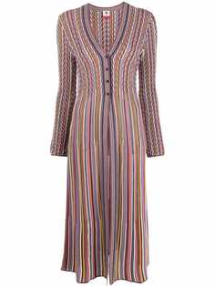M Missoni длинный кардиган в полоску