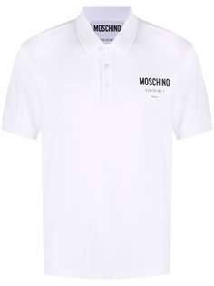 Moschino рубашка поло с логотипом