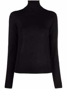 Jil Sander шерстяной джемпер с высоким воротником