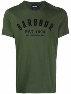 Barbour футболка с логотипом