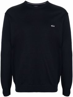Paul & Shark шерстяной свитер с вышитым логотипом