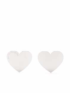 dheygere серебряные серьги Heart