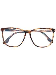 Victoria Beckham Eyewear очки в квадратной оправе черепаховой расцветки