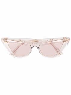 Bottega Veneta Eyewear солнцезащитные очки в оправе кошачий глаз
