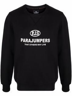 Parajumpers толстовка с круглым вырезом и логотипом